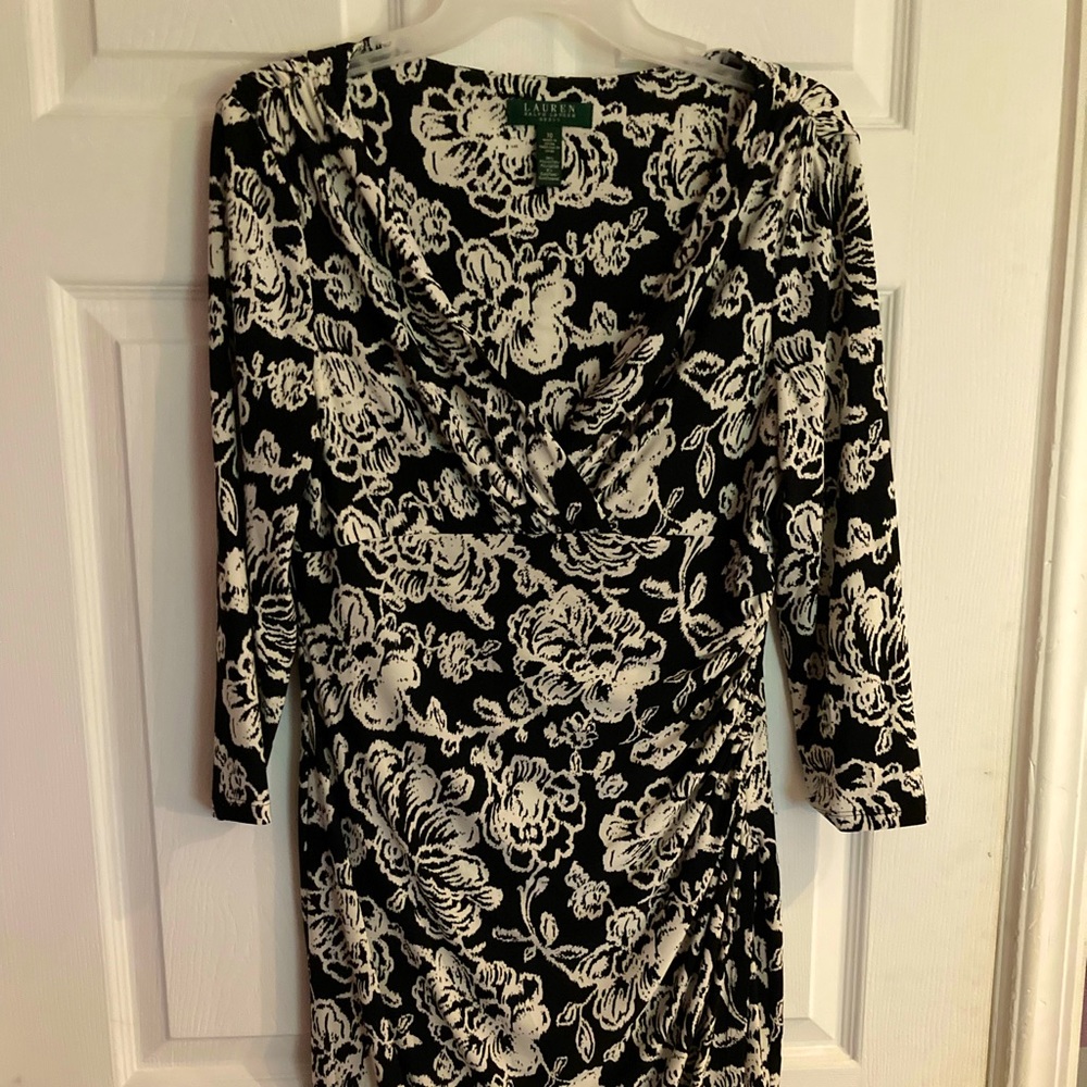 Ralph Lauren faux wrap dress